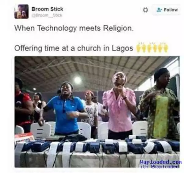 Churches in Nigeria now use POS for offering and tithes